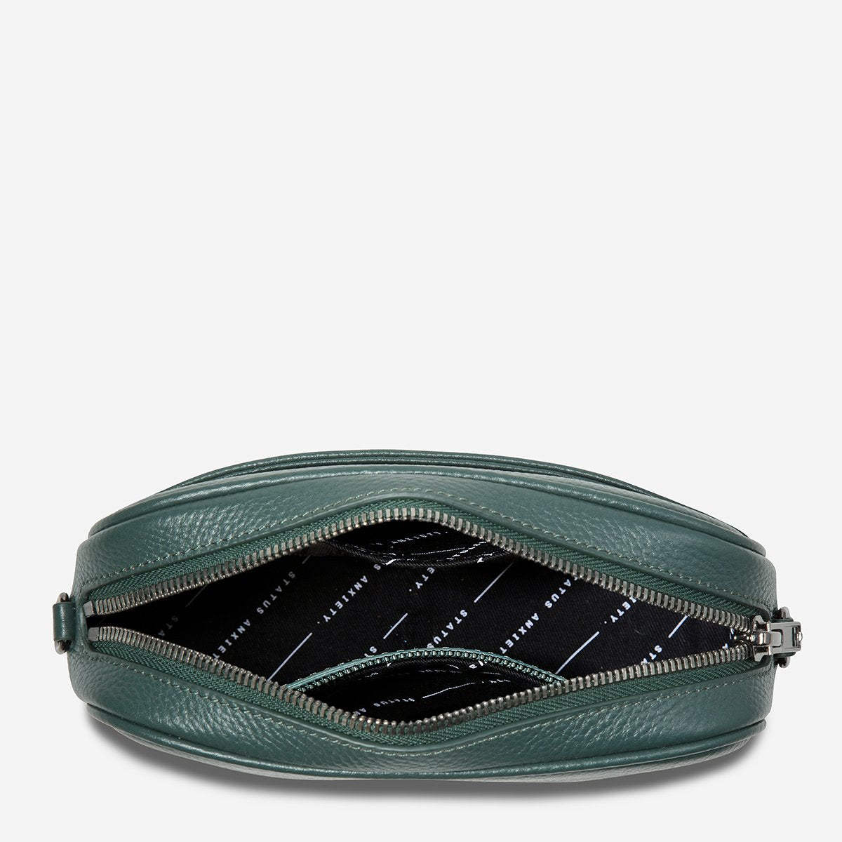 Status Anxiety Plunder Bag Green Leather