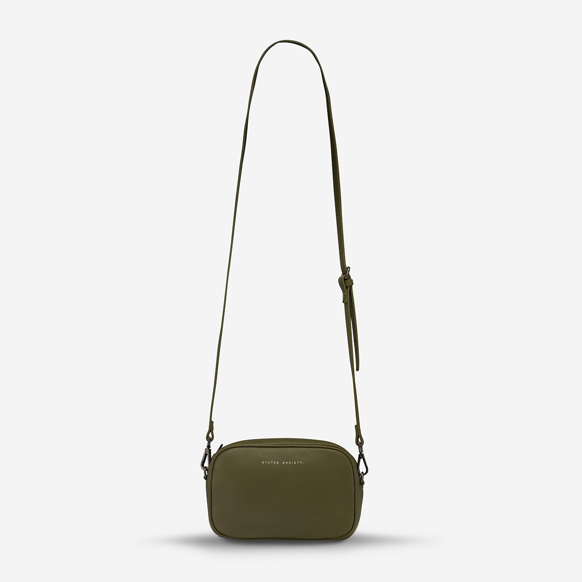 Status Anxiety Plunder Bag Khaki Leather