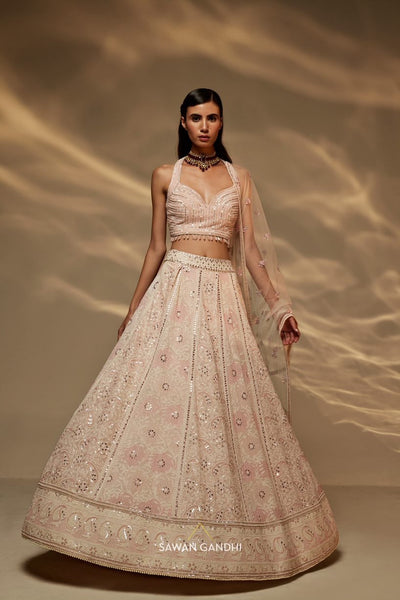 Chikankari Designer Lehenga Choli – Aliyana Designer Wear