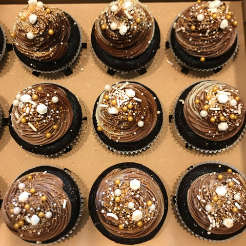 Caissettes Cupcakes Gold (x24) - Dream Pastry Shop