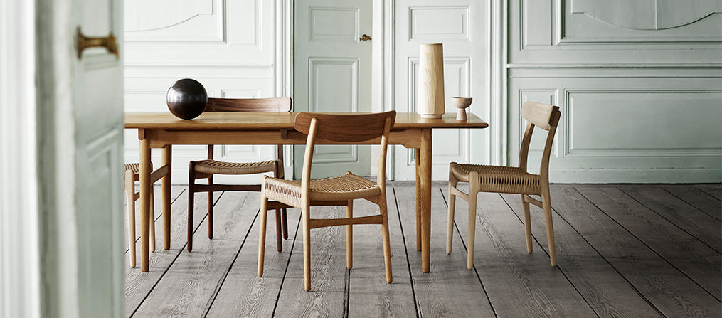 〈公式春フェア〉 Carl Hansen&Søn CH327 オーク ホワイトオイル仕上げ (190×95)｜Hans. J. Wegner (ハンス・J・ウェグナー) カール・ハンセン＆サン【正規販売店】デンマークデザイン_デザイン