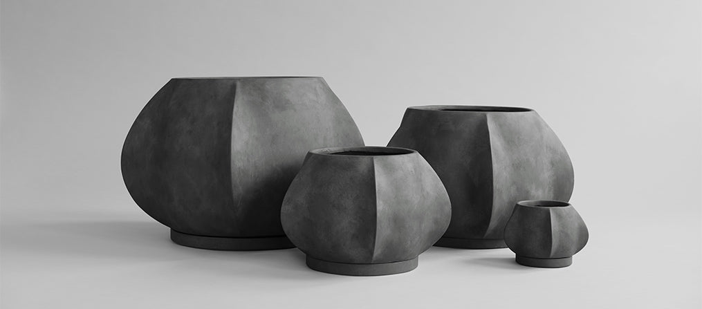 101 COPENHAGEN 【日本代理店】デンマークデザイン Arket Plant Pot Mini Dark Grey_デザイン