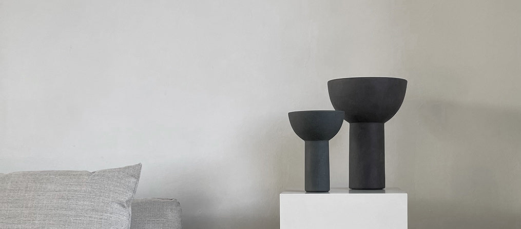 101 COPENHAGEN【日本代理店】デンマークデザイン  Block Vase Big Dark Grey_デザイン