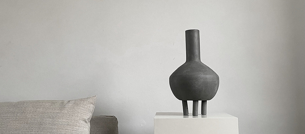 101 COPENHAGEN 【日本代理店】デンマークデザイン Duck Vase Fat Dark Grey_デザイン