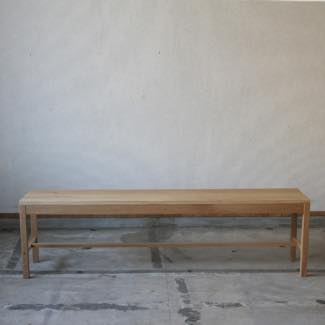 Work Bench solid | オーク無垢材_Side