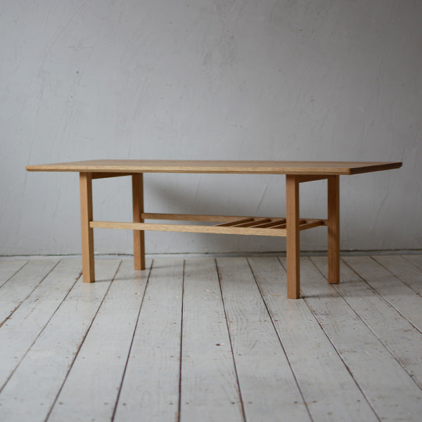 Living Table 1200 | オーク/ウォルナット無垢材_Back