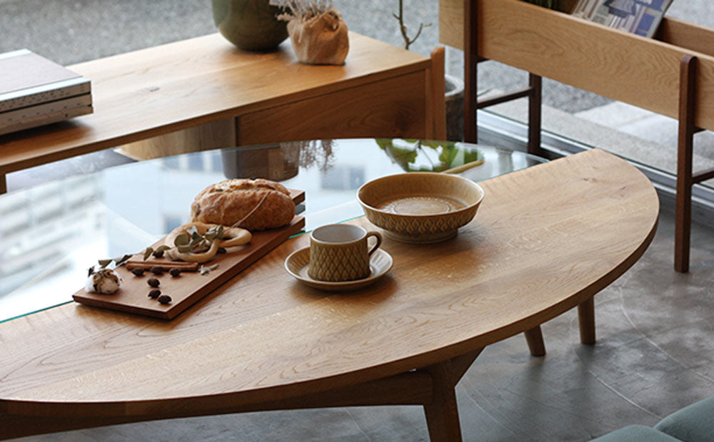 Luu Table（wood top） | オーク/ウォルナット無垢材 | 北欧家具 北欧