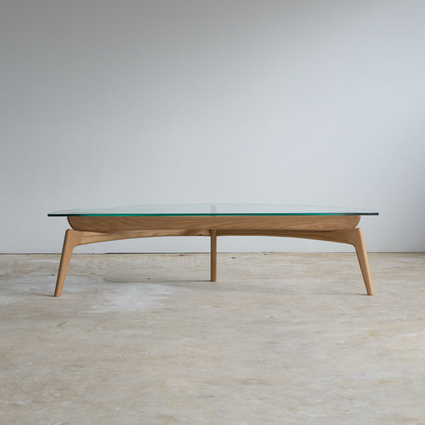 Luu Table（glass top） | オーク/ウォルナット無垢材_Back