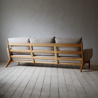 Newnormal Low Sofa 3シーター light gray_Back