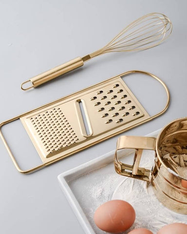FRENCH CHEESE GRATER - Gold plated, stainless steel – Belmonte Studios