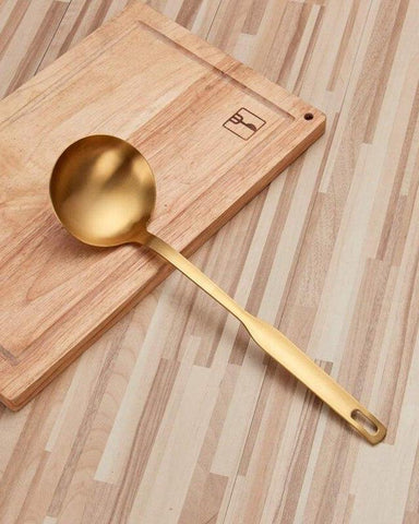 Gold Pasta Serving Spoon