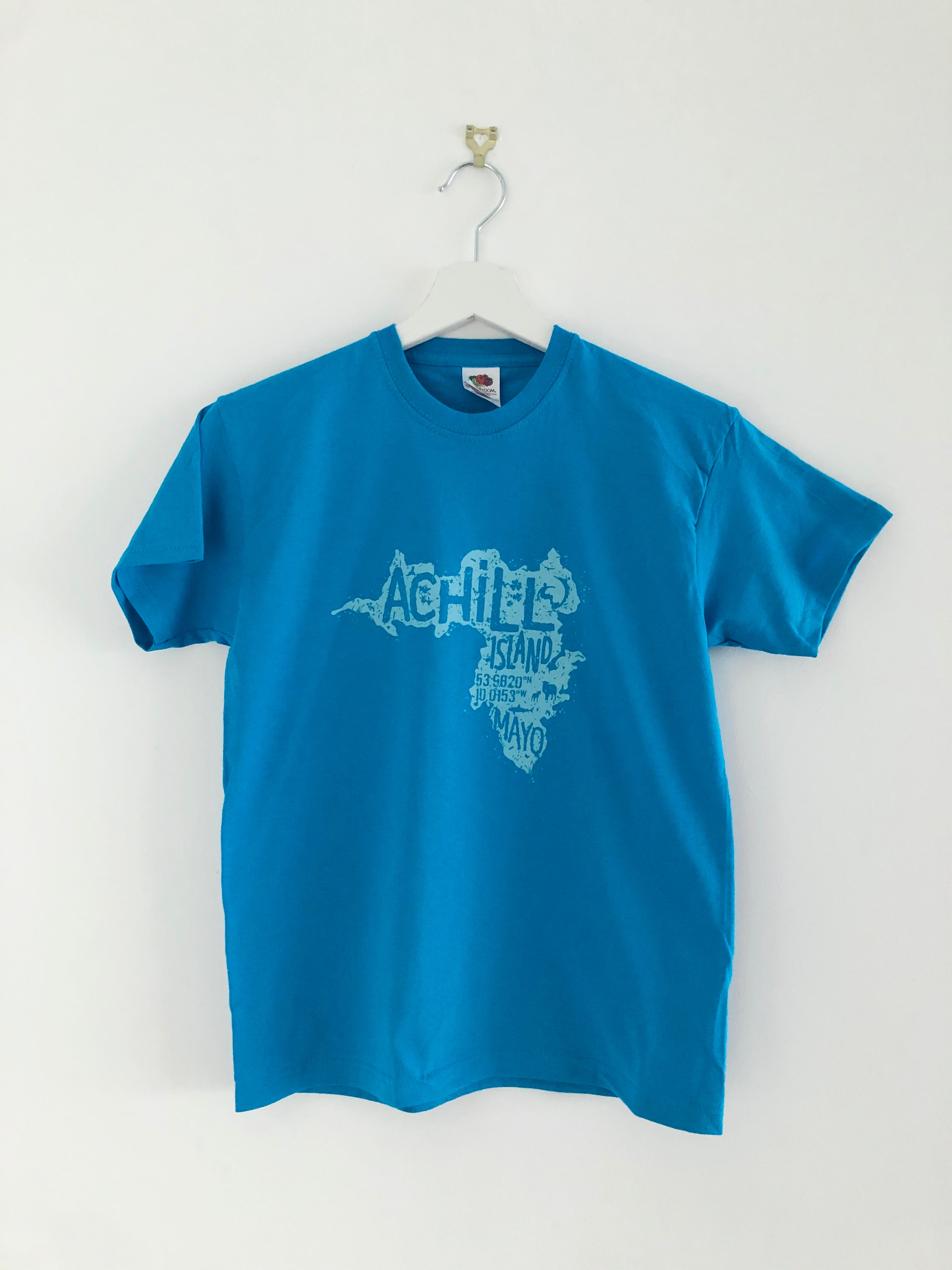 Kids Short Sleeve T-Shirt - Azure Blue - Unisex – ImpackDesign