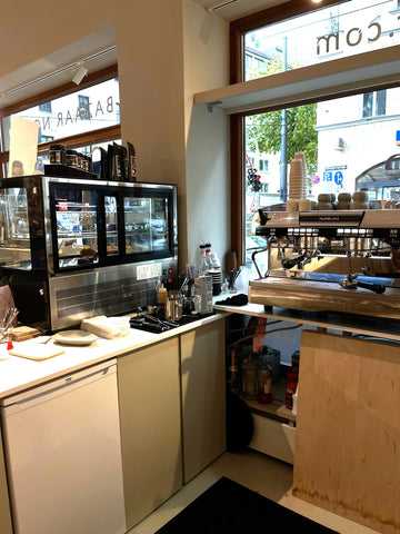 Simonelli Kaffemaschine im Store
