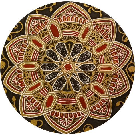 Islamic Art Mandala Pop Grip - Bidya Mohanty