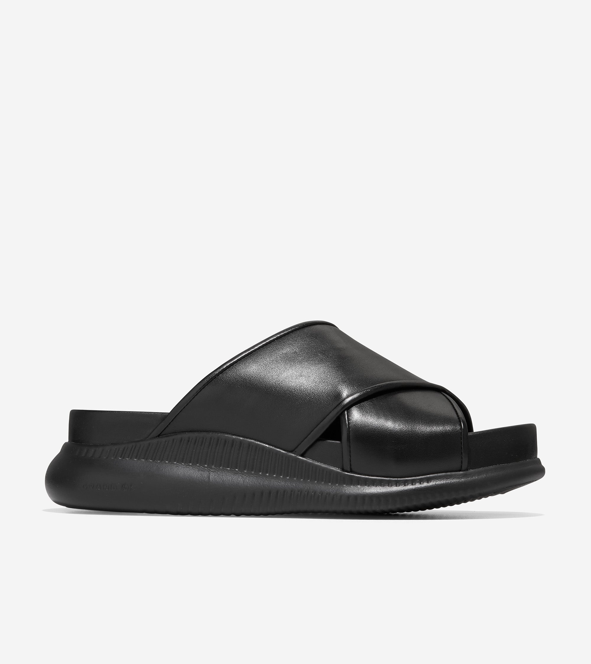 2.ZERØGRAND Criss Cross Slide Sandal-W23790-BLACK – Cole 