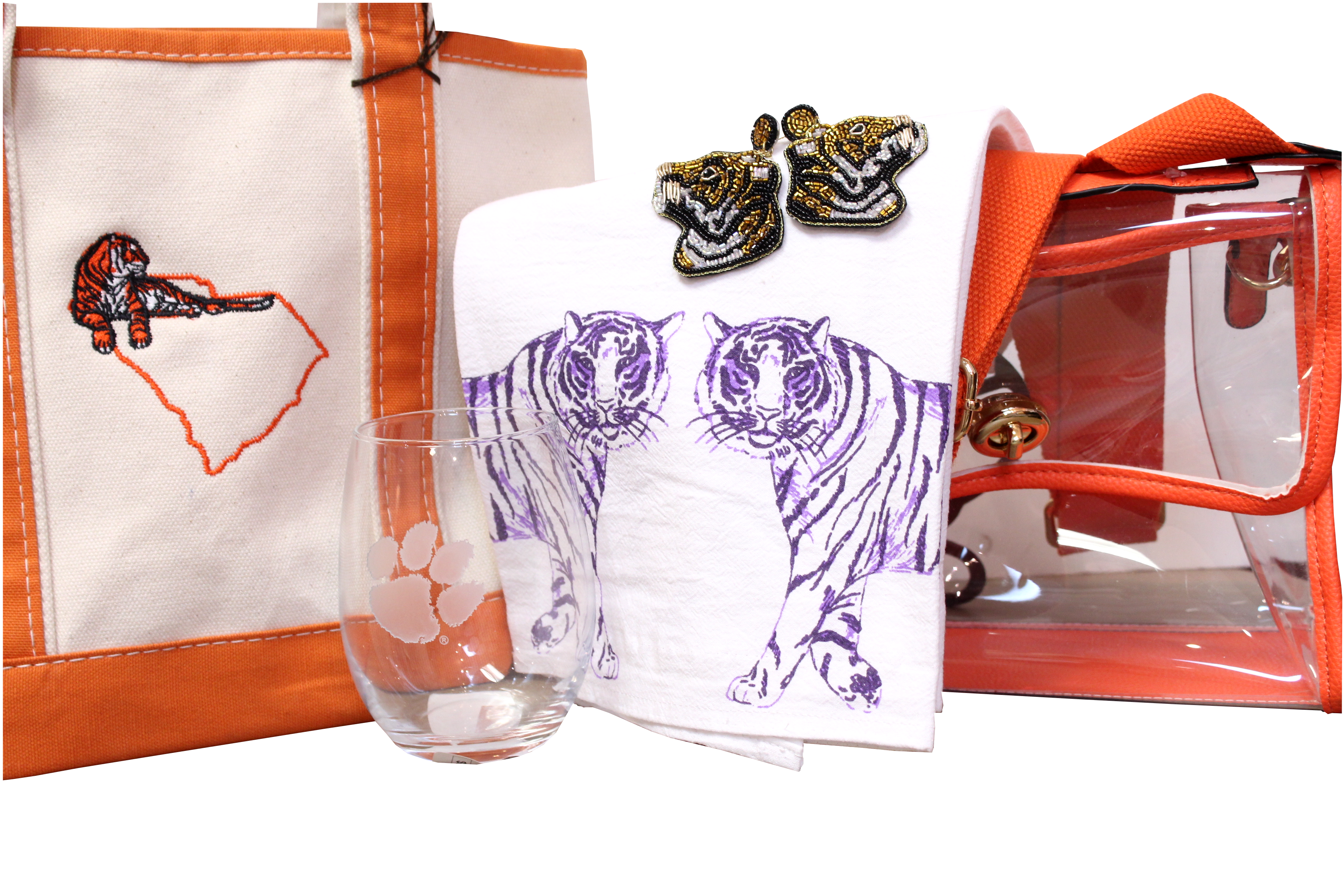 Clemson Girl: Clemson Girl customized clear tote bags + a giveaway!