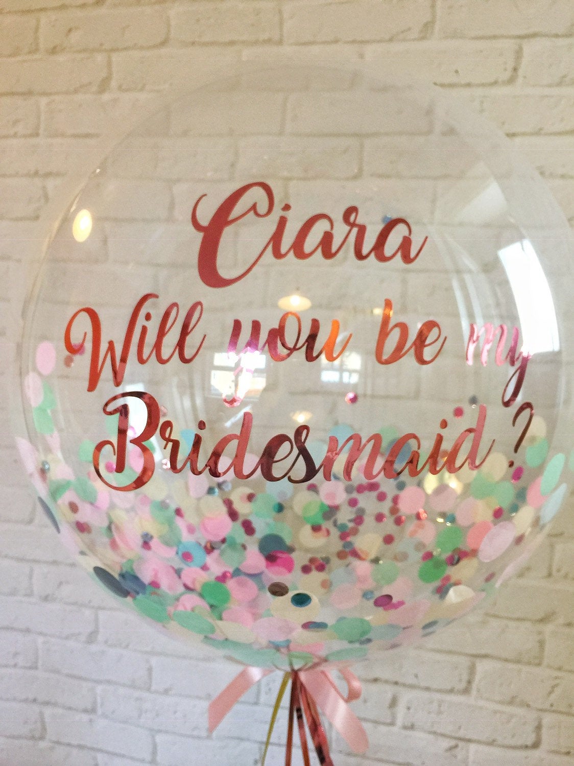 Bridesmaid Proposal Balloon Gift – BalloonZest