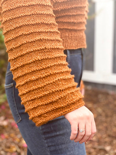 Cinnabar Sweater - Knitting Pattern – Maven Crafted Designs