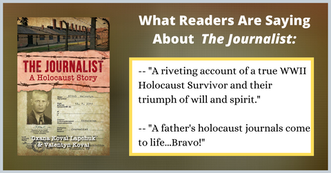 book reviews of The Journalist a holocaust story by Oxana Lapchuk