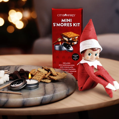 Delight kids of all ages with the City Bonfires Mini S'mores Kit! Perfect for Santa and the Elf on the Shelf!