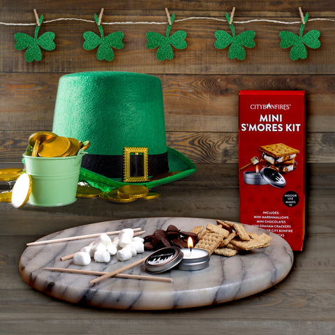 St. Patrick's Day Ideas for the City Bonfires Mini Indoor S'mores Kit