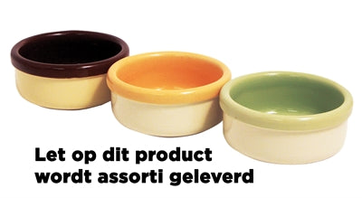 Afbeelding van Rosewood options voerbak hamster twee-kleur assorti 9 cm