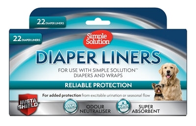 Afbeelding van Simple solution diaper liners light absorbency 22 st