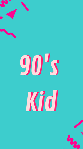 90s kid blue