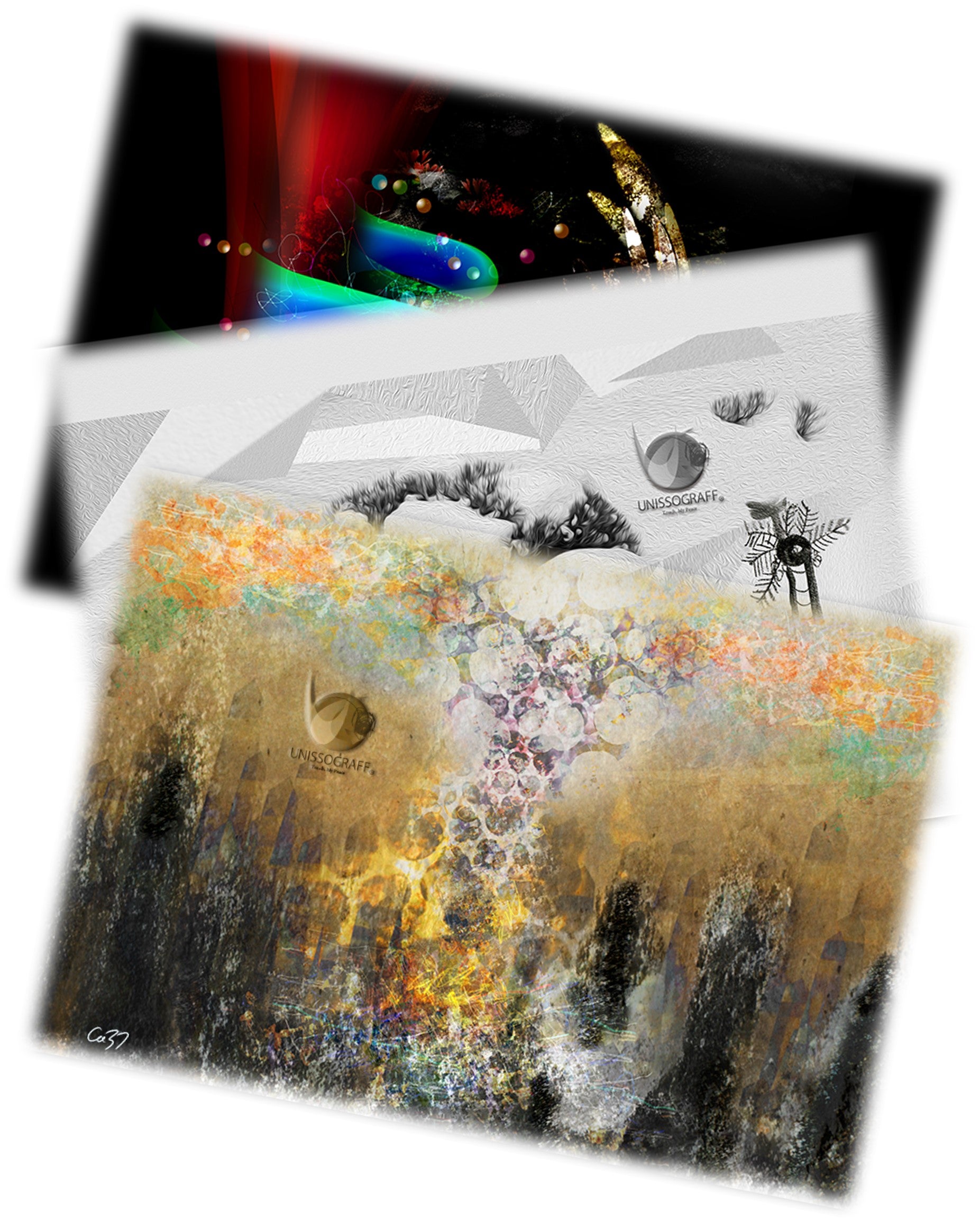 Unissograff artwork image collage