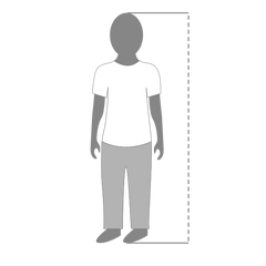 Childs' T-shirt measurement (height)