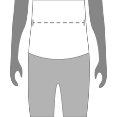 Medición de camiseta de los niños (cintura)