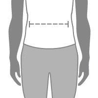 Imagen de tamaño de la camisa - cintura