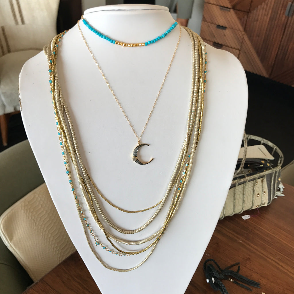 Heather Gardner jewelry featured at Soho House in Malibu, CA