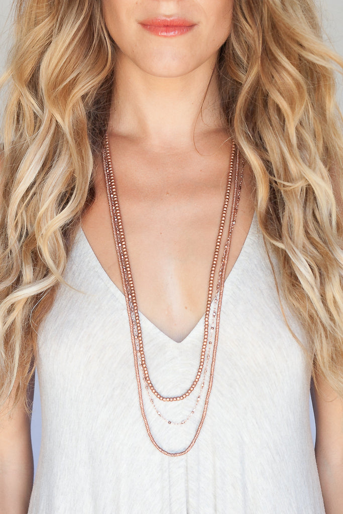Triple Layer Victoria Chain Ethiopian Necklace – Heather Gardner