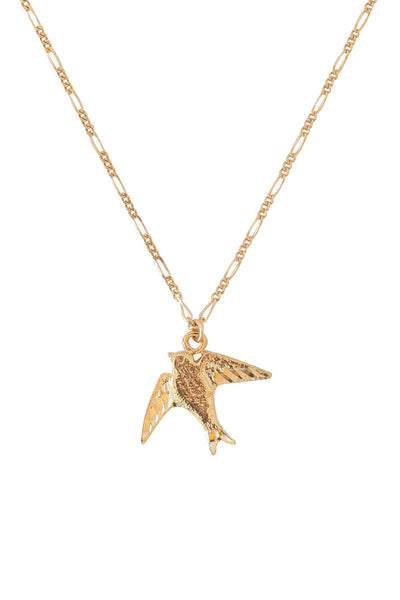 The Sparrow Necklace in Gold – Heather Gardner
