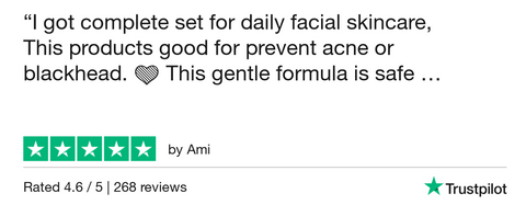 Costumer review on face pack