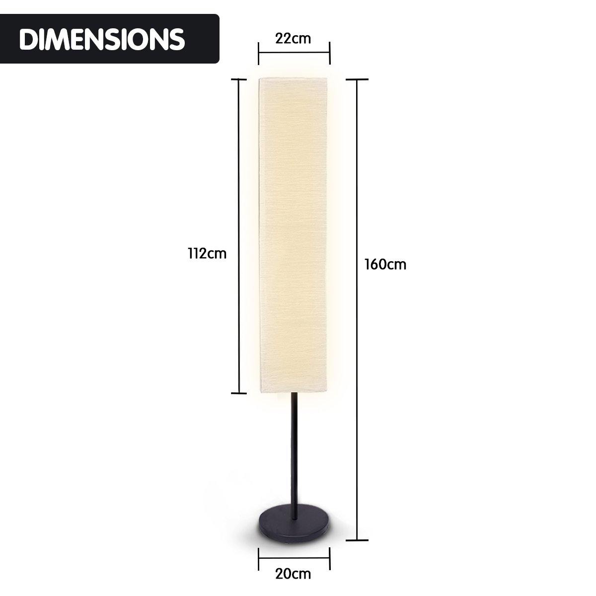 tall paper floor lamp