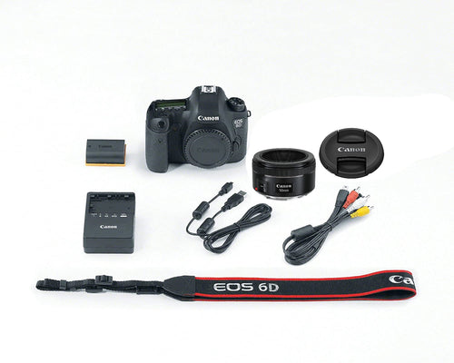 Canon EOS 6D 20.2 MP with 50mm f1:8 Lens (Used) – S A Camera Land