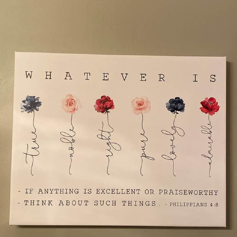 Philippians 4:8 Whatever Is Floral Review