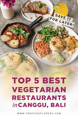 Top 5 Best Vegetarian Restaurants in Canggu Bali - I Am Vegan Babe - Tropicexplorers