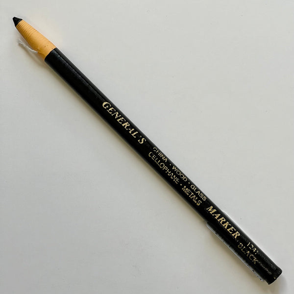 Grease Pencil (Chinagraph) BLACK – Seymour Art Supplies NZ