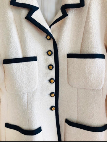 Chanel vintage cream jacket