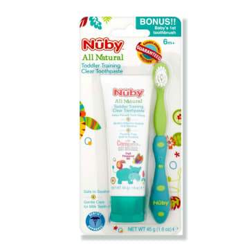 nuby all natural toothpaste