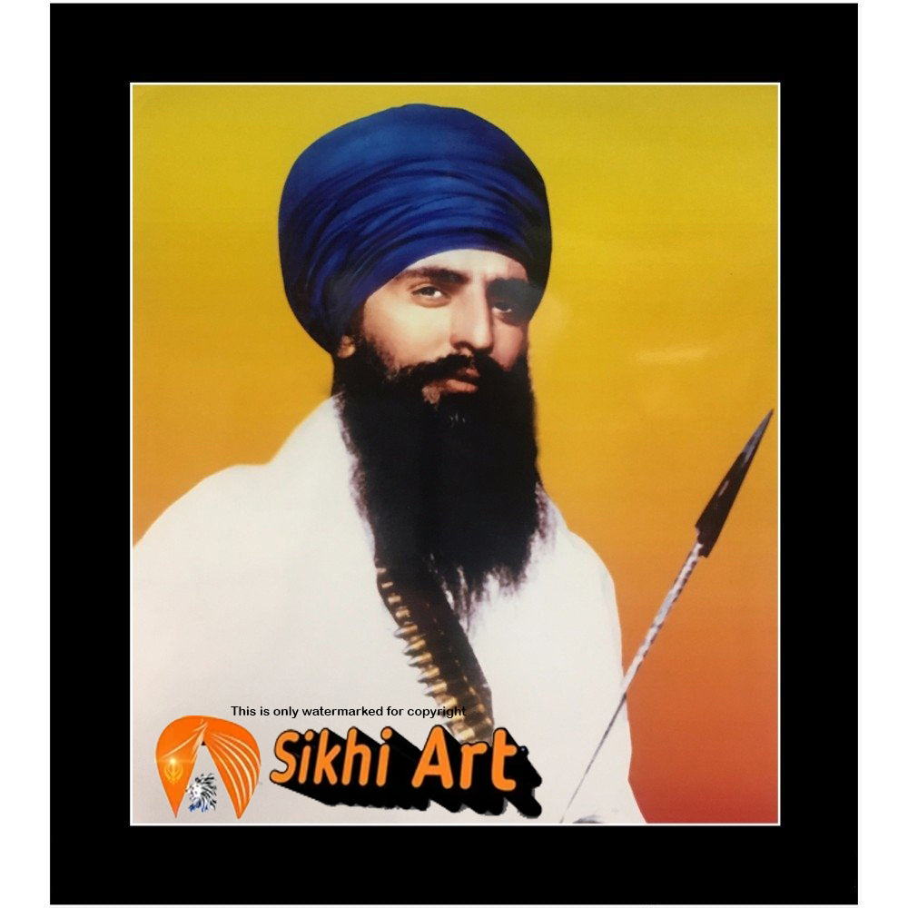 Sant Jarnail Singh Bhindranwale From Punjab Picture Frame 24 X 20 ...