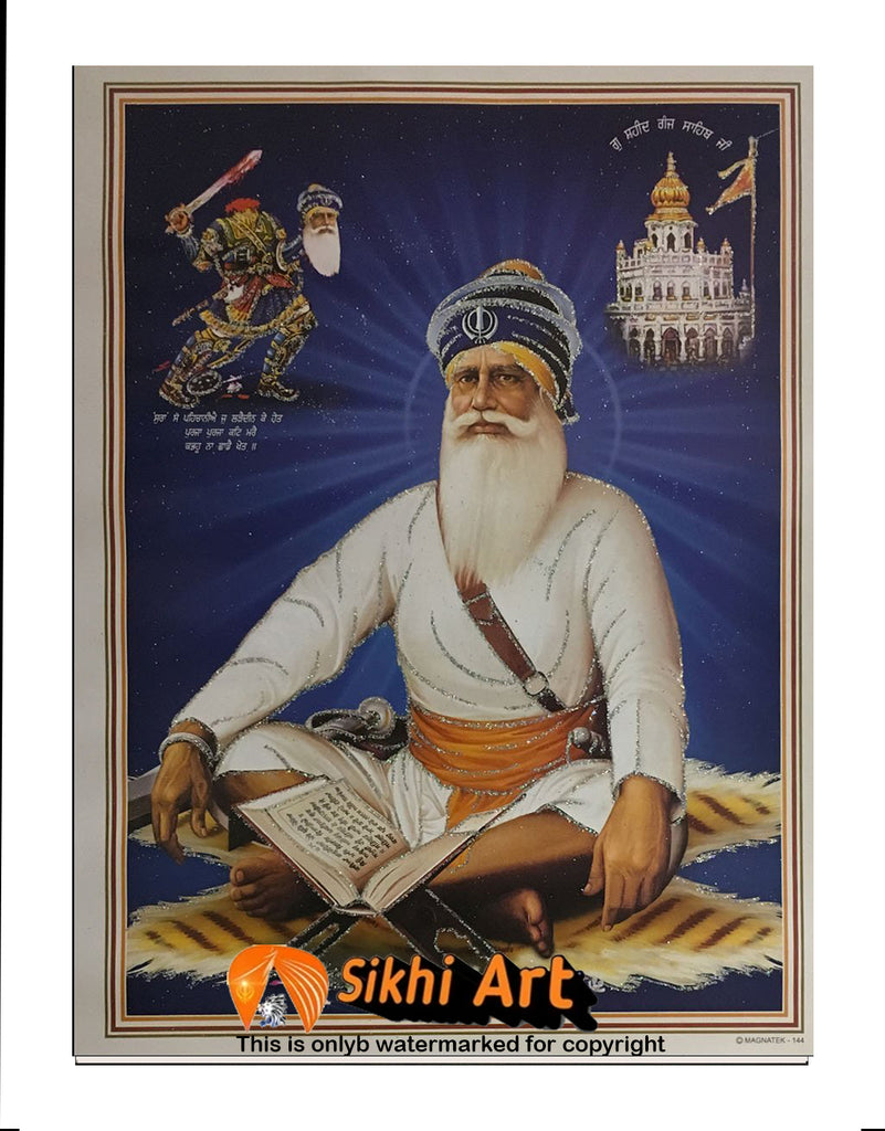 Baba Deep Singh Ji In Size - 20 X 14 – SikhiArt