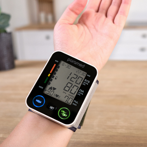 Digital Wrist Blood Pressure Monitor PARAMED Home Use