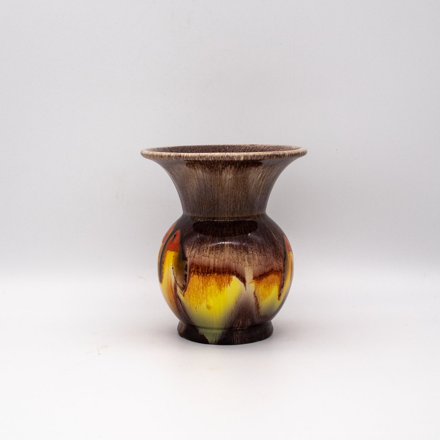 Vase mit Laufglasur WK 100/0, Seitenansicht links