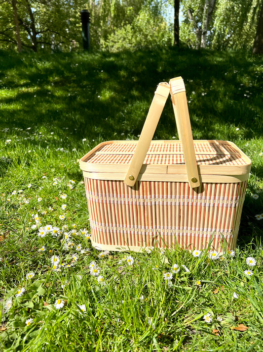 Small wicker basket without handle – Sakura Copenhagen