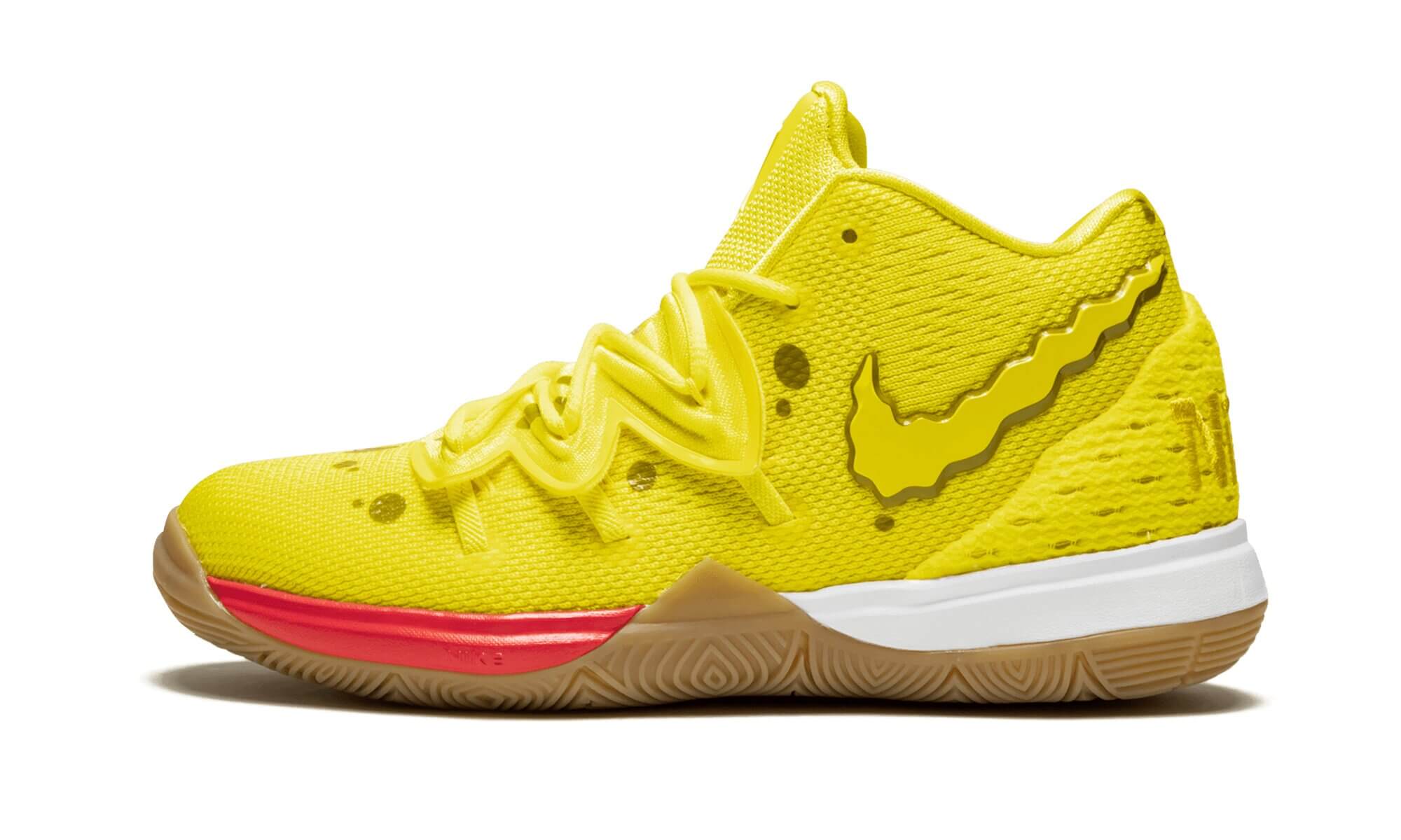 Basketball shoes Nike models Kyrie 5 x SpongeBob Patrick