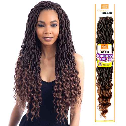 Model Model Glance Crochet Braid Gorgeous Loc 20 Inch Goddess Loc Jenny Beauty Supply